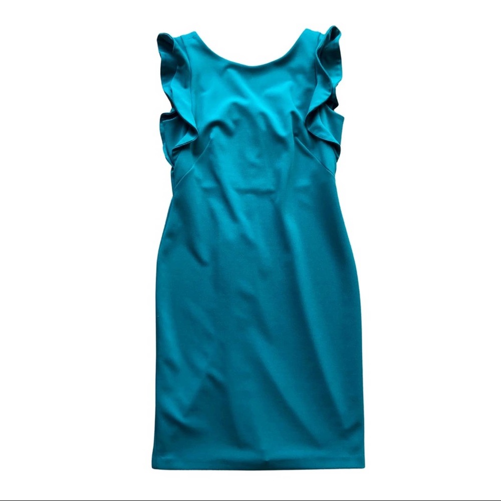 Calvin Klein Ruffle Sleeve Dress